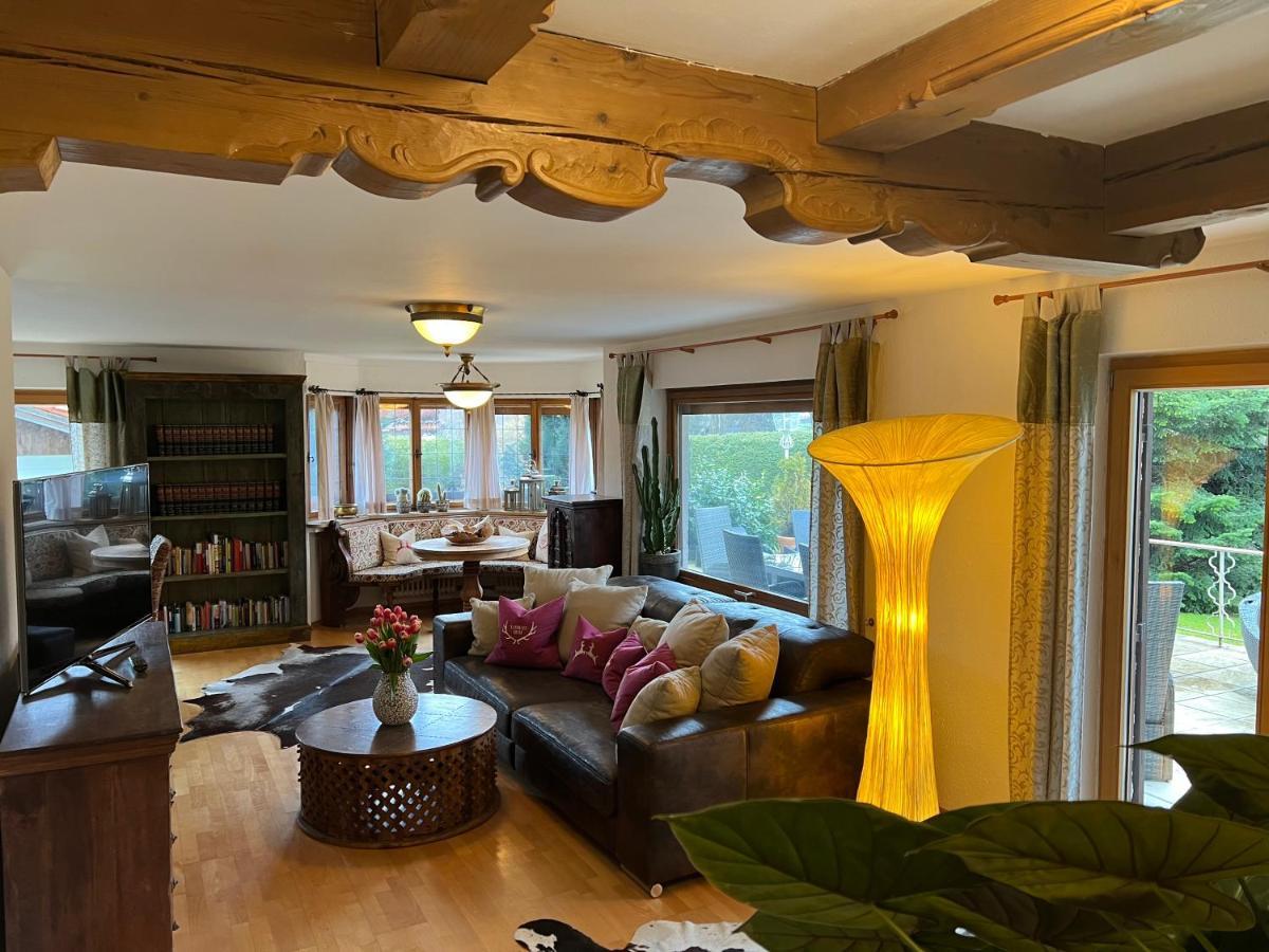Alpen Suite Tegernsee - Grosse Sonnenterasse Und Idyllischer Garten Bad Wiessee Eksteriør bilde